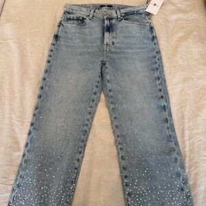 7 For All Mankind Jeans with crystals size 28